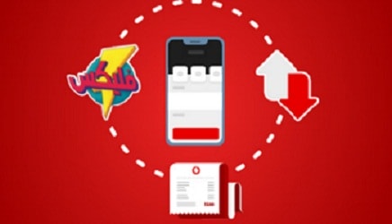 أكواد فودافون كاش | تحويل وشحن رصيد ودفع فواتير النت وتجديد باقة فيلكس 4 دفع فاتورة النت من فودافون كاش