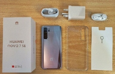 فتح علبة هاتف&nbsp; Huawei Nova7 SE