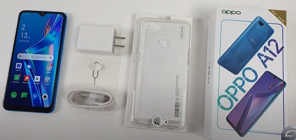 فتح علبة هاتف Oppo A12 ومحتويات العلبة