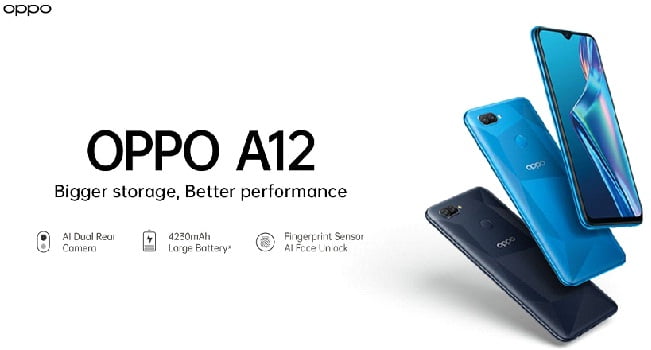 مواصفات هاتف Oppo A12