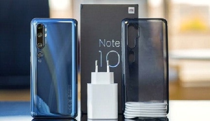 فتح علبة هاتف  Xiaomi Mi Note 10