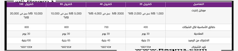 باقات we إنترنت موبايل و باقات مكالمات we الشهرية 2021