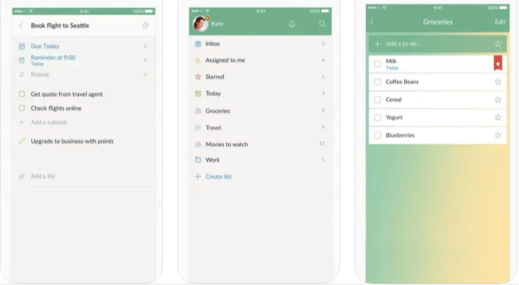تطبيق Wunderlist لإنشاء قائمة مهام مشتركة